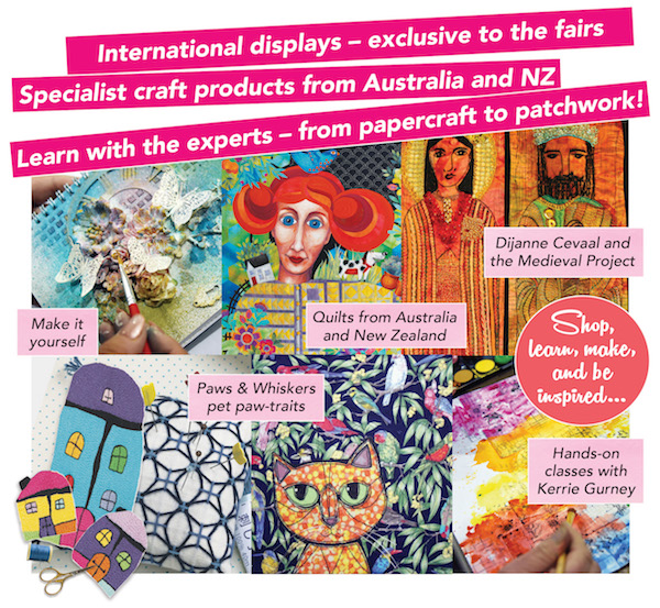 International guest artists and displays, fabulous shopping for all your craft supplies, and lots to learn with all the experts!